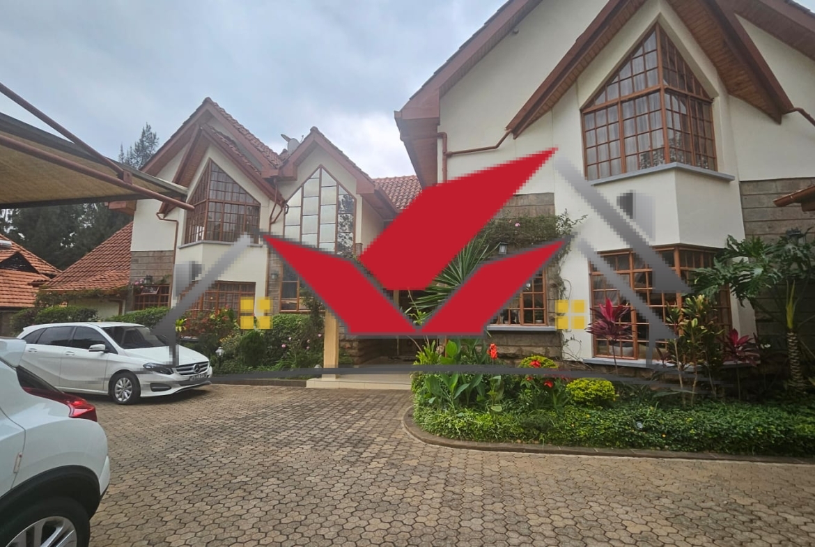 Luxury 5-Bedroom Executive Home for Sale in Runda Mimosa – Prime Real Estate in Nairobi Discover an exquisite 5-bedroom all en-suite home for sale in Old Runda Mimosa, located in one of Nairobi’s most prestigious neighborhoods. This beautiful home is perfect for families looking for a serene and luxurious environment, with easy access to key amenities and excellent connectivity for both local and diaspora buyers. ### Key Features: - Spacious Living Areas: Large lounge with a cozy fireplace, perfect for family gatherings, separate from a formal dining area. - Modern Kitchen: Fitted with high-quality cabinets, a granite countertop, built-in cooker and oven, stainless steel sink, and a spacious pantry. - Elegant Bedrooms: All bedrooms come with in-built wardrobes, bathtubs, shower cubicles, and private balconies. - Family-Friendly Layout: Includes a family room upstairs, a dedicated study room for quiet work or study, and a guest wing. - Manicured Gardens: Enjoy a well-maintained garden, perfect for outdoor entertainment or family relaxation. - Swimming Pool: A private swimming pool provides a refreshing escape on warm days. - Security: Perimeter wall with an electric fence ensures privacy and security. - Additional Amenities: Staff quarters, laundry area, and plenty of parking space. ### Ideal Location: This prime property is strategically located in Runda, a highly sought-after area in Nairobi. It’s in close proximity to the UN Headquarters, Two Rivers Mall, Village Market, and some of Nairobi's top international schools, making it a perfect choice for expatriates, diplomats, and high-net-worth individuals looking for a premium lifestyle. ### Why Invest in Runda? 1. Prestige and Security: Runda is one of Nairobi's most exclusive and secure neighborhoods, offering a high level of privacy and safety. 2. Prime Connectivity: With major shopping centers like Two Rivers Mall and Village Market nearby, plus easy access to the United Nations Office in Gigiri, you’ll have the best amenities just minutes away. 3. Excellent Investment: Properties in Runda have a high appreciation rate, making it a great long-term investment for both local and diaspora buyers. 4. Family-Friendly: Surrounded by lush greenery, high-end schools, and recreational centers, it’s an ideal place to raise a family. ### Price: KSh 140 Million This luxurious 5-bedroom home sitting on half an acre is a rare opportunity to own a piece of Nairobi’s finest real estate. #### Contact Us Today! For viewing and more details, call or WhatsApp at 0732675057 or click [here](https://wa.me/254732675057) for an immediate response. --- - Luxury homes for sale in Runda - 5-bedroom house for sale Nairobi - Homes for sale near UN Gigiri - High-end real estate Nairobi - Runda homes for sale - Nairobi properties for expatriates - Buy house in Nairobi from diaspora ### Hashtags for Social Media: #LuxuryHomesKenya #RundaRealEstate #NairobiRealEstate #HomesForSaleNairobi #DiasporaInvestments #ExpatLivingKenya #PrimePropertyKenya #BuyHomeInRunda #LuxuryLivingNairobi #RundaHomesForSale