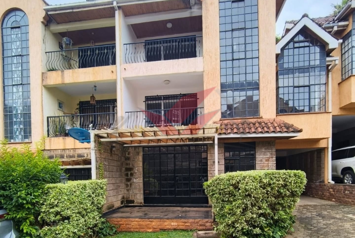 4 bedroom all ensuite for rent in Kileleshwa in a gated community with a pool