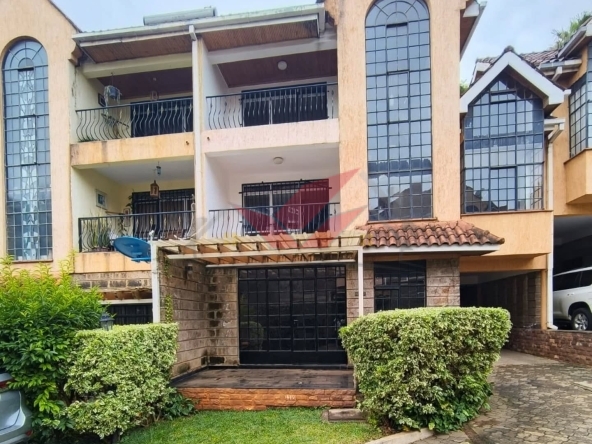 4 bedroom all ensuite for rent in Kileleshwa in a gated community with a pool