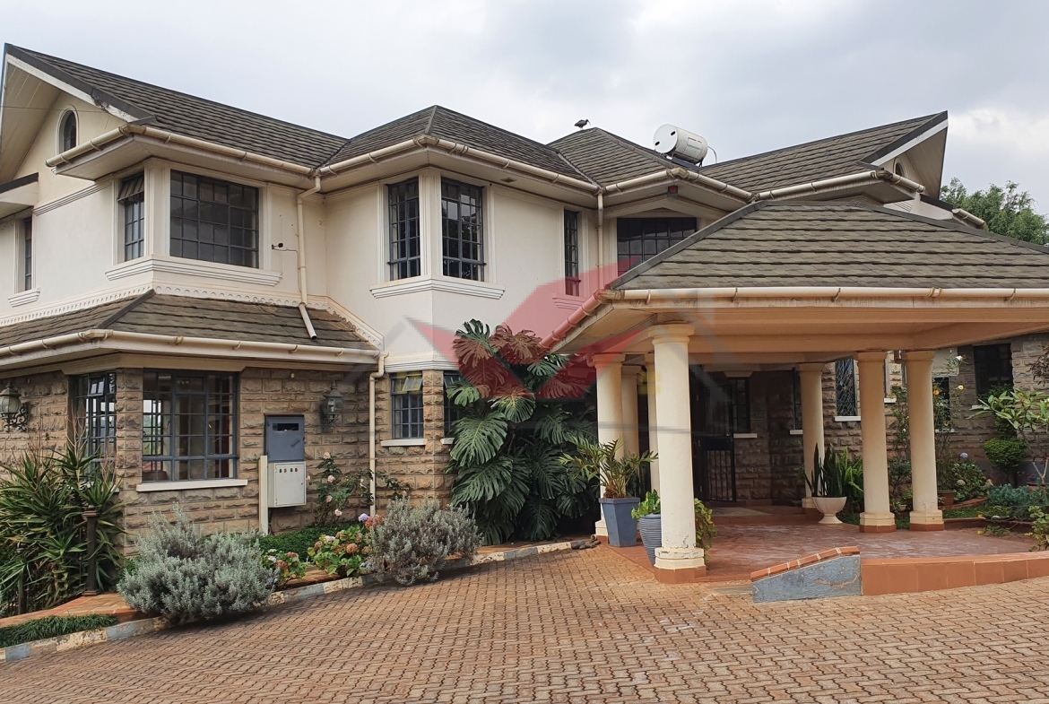 Exquisite 5-Bedroom All Ensuite House + 2-Bedroom Guest Wing for Rent in Kitusuru – Kshs 400,000/Month