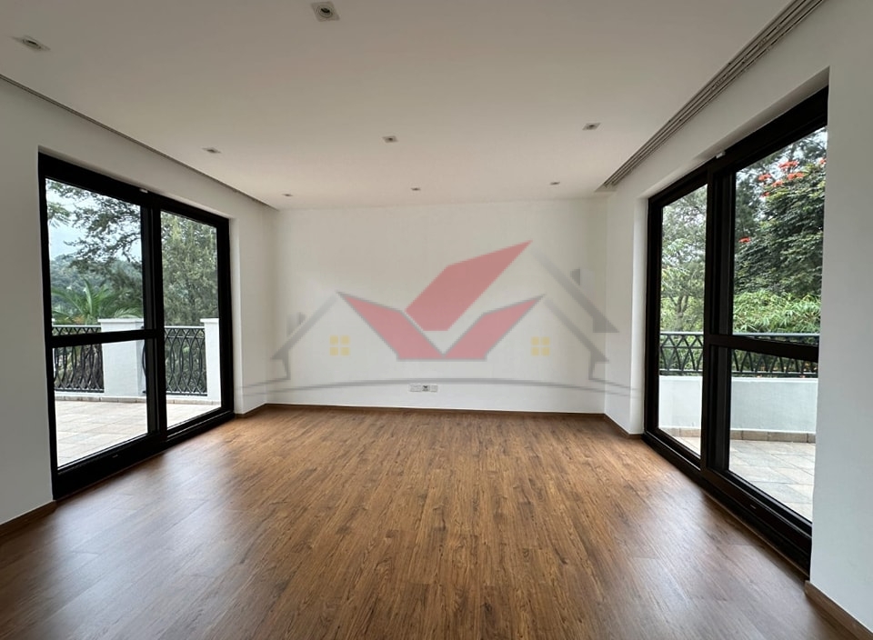 Luxury 4-bedroom all-en-suite townhouse for sale on Peponi Road Westlands Nairobi Modern townhouse with private garden and covered patio overlooking Karura Forest Spacious 3-level townhouse with fully fitted open-plan kitchen and DSQs in gated community High-end townhouse with full backup generator and borehole water in Westlands Nairobi