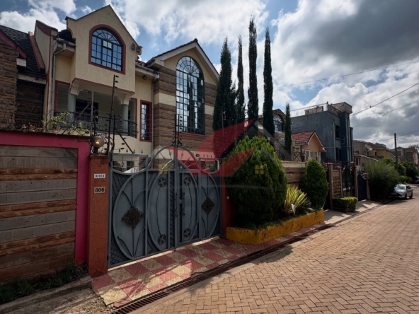 Modern 6 bedroom maisonette for sale in Langata Nairobi near Wilson Airport and Bomas of Kenya.