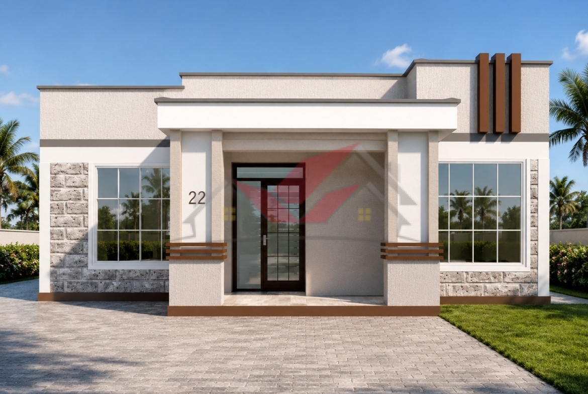 Modern 3-Bedroom Flat-Roof houses for Sale in Kimalat, Kitengela