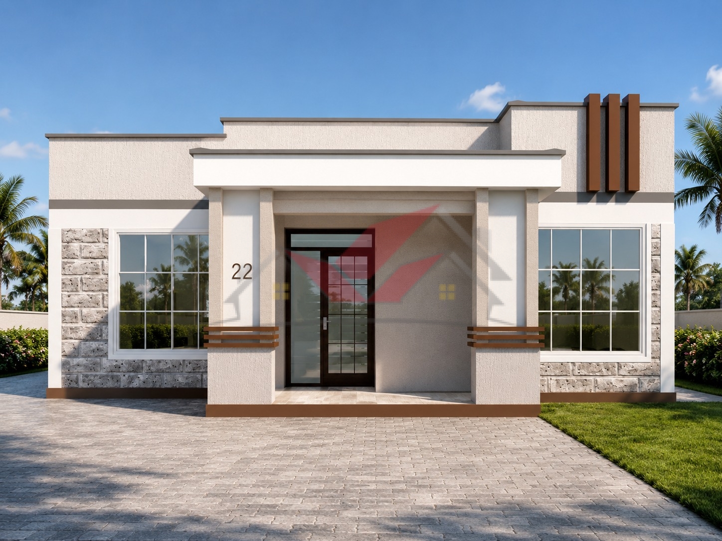 Modern 3-Bedroom Flat-Roof houses for Sale in Kimalat, Kitengela
