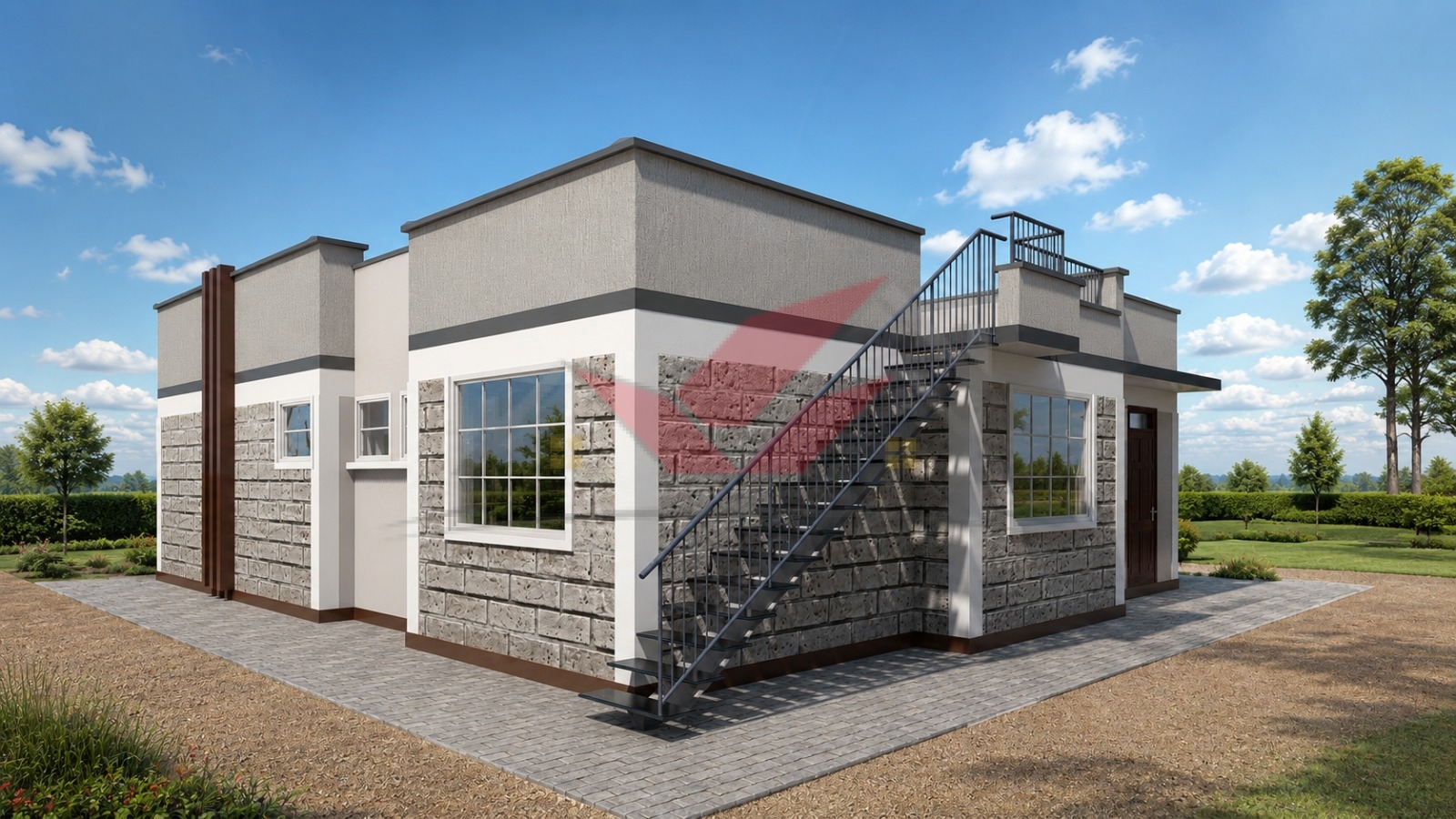 Modern 3-Bedroom Flat-Roof houses for Sale in Kimalat, Kitengela