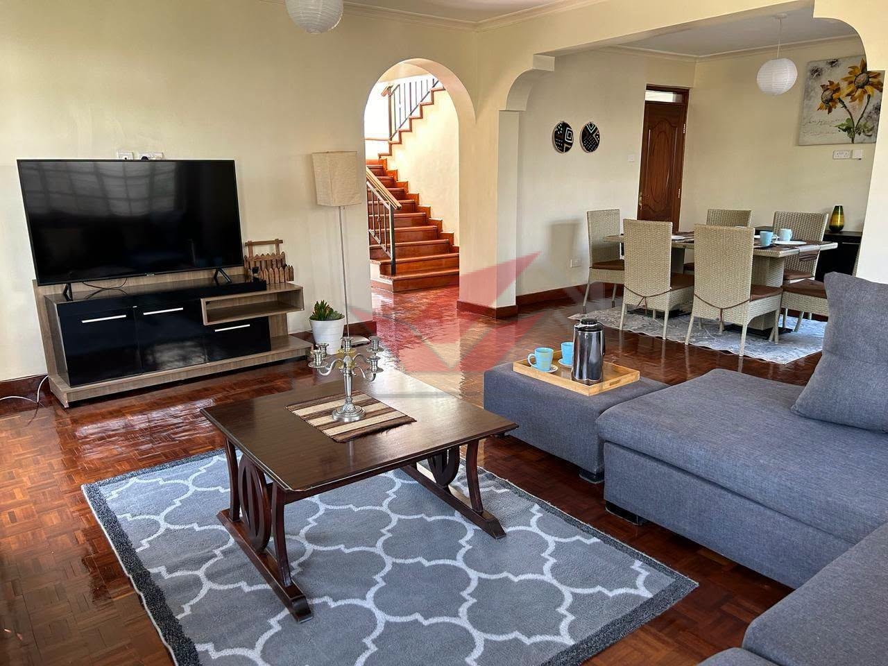 Fully Furnished 4 Bedroom House For rent in Runda