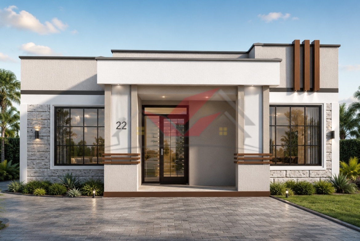 Modern 3-Bedroom Flat-Roof houses for Sale in Kimalat, Kitengela