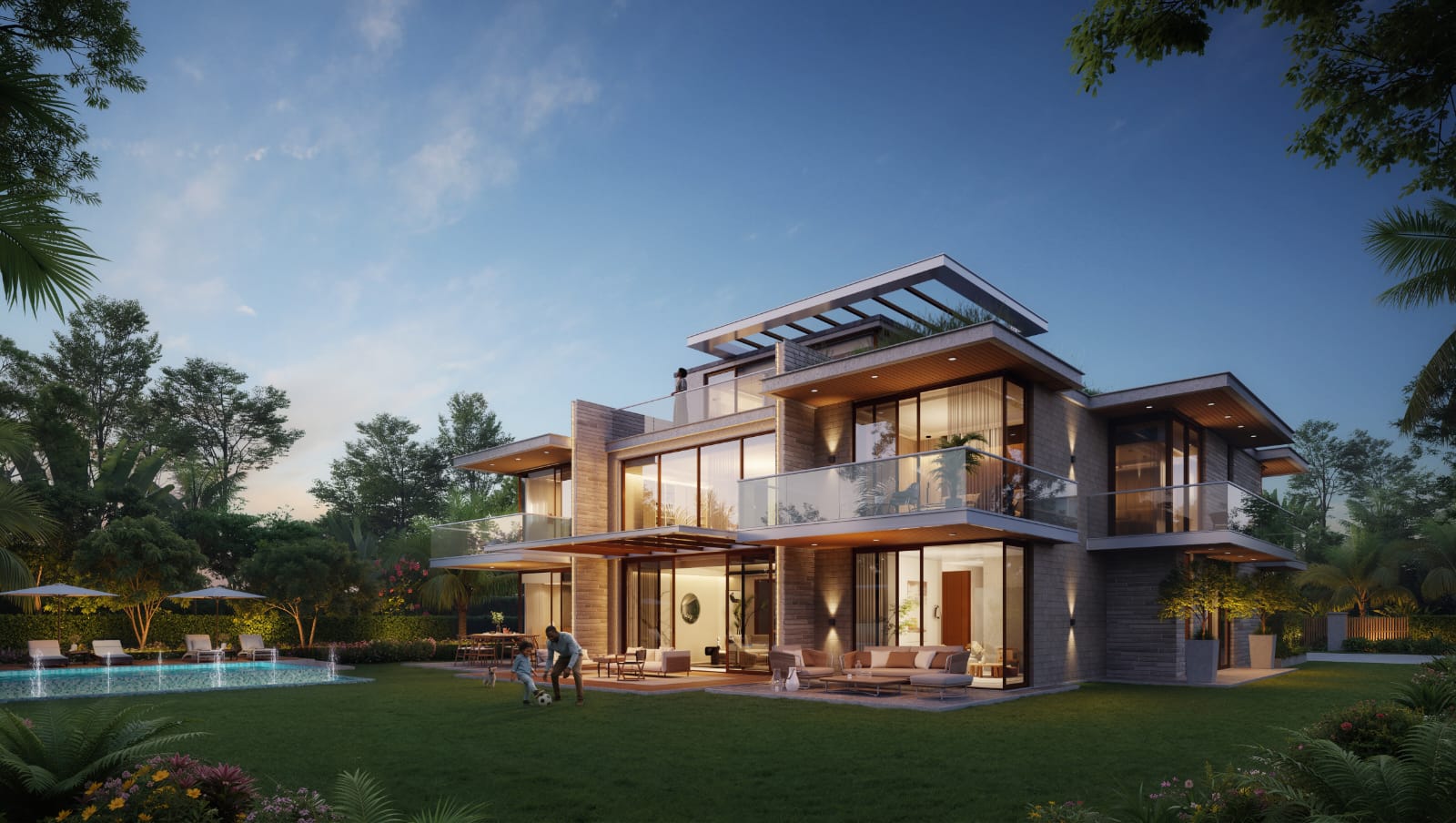 Exclusive 5 Bedroom Off-Plan Smart Villa with Pool for Sale in Karen